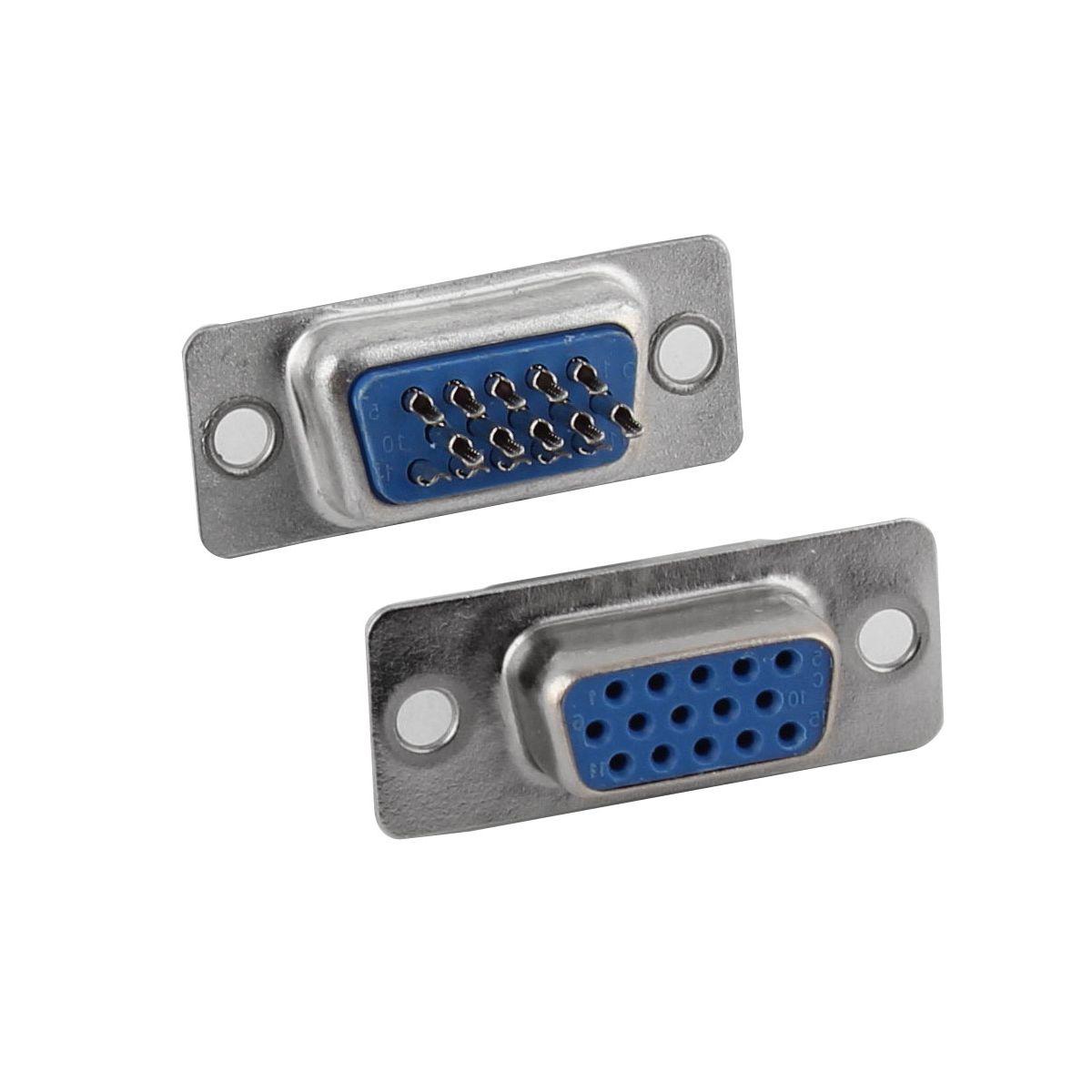 Unique Bargains Plastic Metal VGA Adapter 3.1 x 1.3 x 1.6cm 5 Pcs - thumbnail 5