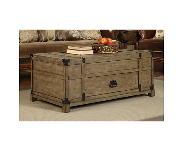 Lift Top Cocktail Table Rust - Treasure Trove