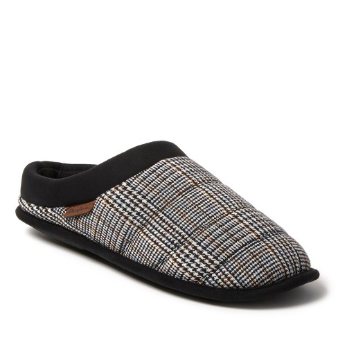 Dearfoams Men's Asher Quilted Plaid Clog House Slipper : Target