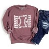Simply Sage Market Women's Graphic Sweatshirt Baseball Game Day Stacked - 3 of 4