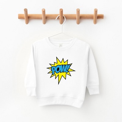 The Juniper Shop Comic Pow Toddler Graphic Sweatshirt
