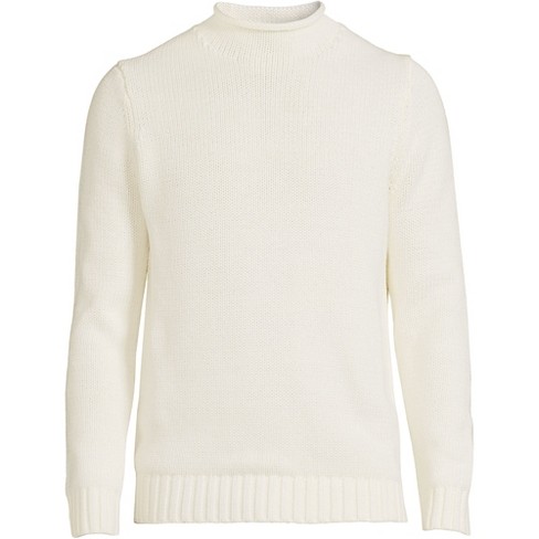 Lands' End Men's Cotton Drifter Rollneck Sweater - 2x Large