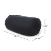 Airsurfer Large Charcoal Black Bean Bag Comfortable Lounge Bean Bag Chair Seating Solution for Living Room Relaxation - 3 of 4