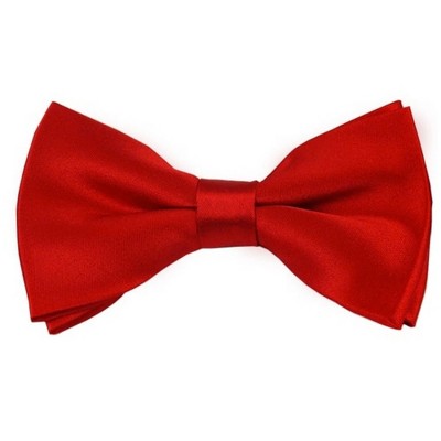 Young Boy's Solid Color 1.5 W And 4 L Inch Pre-tied Adjustable Bow Ties ...