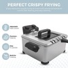 Alpha Living Electric Deep Fryer 4.5L Deep Fryer with 2-Quart and 4-Quart Baskets - High Grade Stainless Steel - 2 of 4