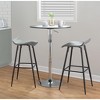 Sapphtopaz Round Dining Table Modern Bistro Adjustable Bar Table  Kitchen Table for Dining Room, Small Spaces - 3 of 4
