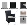 PAGED Patio Dining Set Modern Outdoor Table and Chairs with Armchairs for Outdoor, Patio, Terrace - 2 of 4