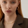 Gold Choker Necklace,18K Gold Plated Dainty Chain Choker Necklace Delicate Fashion Choker Necklace Jewelry for Women - 3 of 4