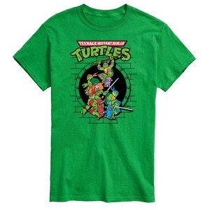 Men's - Teenage Mutant Ninja Turtles - Sewer Skateboard Short Sleeve Graphic T-Shirt - 1 of 4