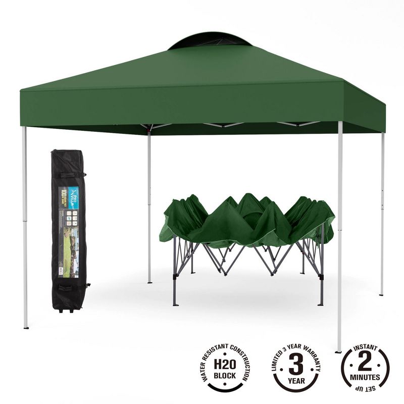 Outdoor Patio Pop-Up Canopy Tent with Wheeled Bag - Captiva Designs, 3 of 8