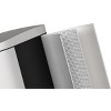 2.6 Gallon / 10 Liter Metal Bathroom Trash Can with Lid, Slim Waterproof Garbage Can for Bedroom - 3 of 4