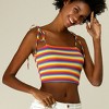 Allegra K Women's Tie Spaghetti Straps Sleeveless Summer Crop Cami Top - 4 of 4