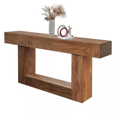 63" Console Table, Farmhouse Narrow Entryway Table , Long Sofa Table, Console Tables for Entryway