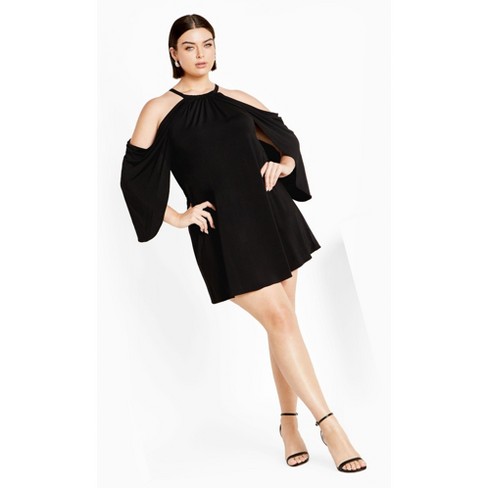 Women's Plus Size Karlee Dress - black | CITY CHIC - image 1 of 4