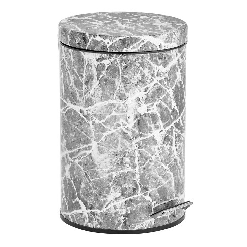 mDesign Step Trash Can, Gallon Garbage Bin, Removable Liner Bucket