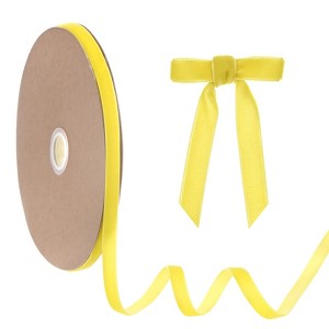 Unique Bargains Velvet Single Side Christmas Vintage Ribbon 1 Pc - 1 of 4