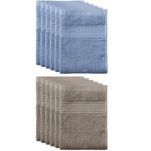 Unique Bargains Durable Soft Absorbent Thick Cotton Kitchen Towels 13 X 13 Inches - 1 of 4