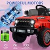 12V Kids Ride On Truck Car, with Parent Remote Control, Twin 35W Motors, 3 Speeds, Spring Suspension, 3-5 Years Old Boy Girl Gift - 3 of 4