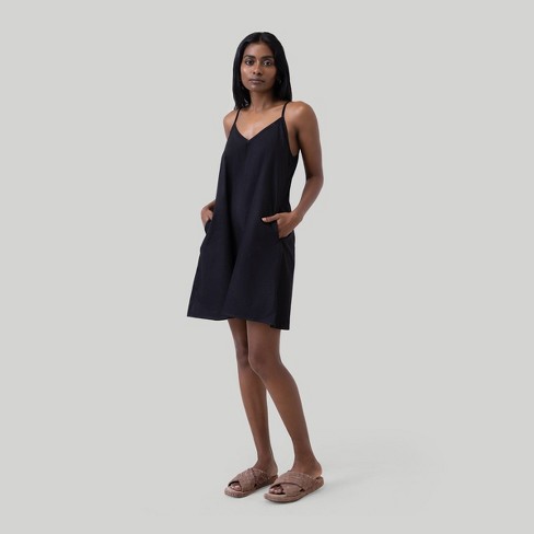 Reistor Women's Short Tent Dress with Back Tie - image 1 of 4