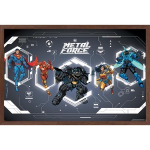 Trends International DC Comics: Metal Force - Group Framed Wall Poster Prints - 1 of 4