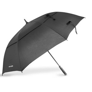 SereneLife 53" Automatic Golf Umbrella - Black - 1 of 4