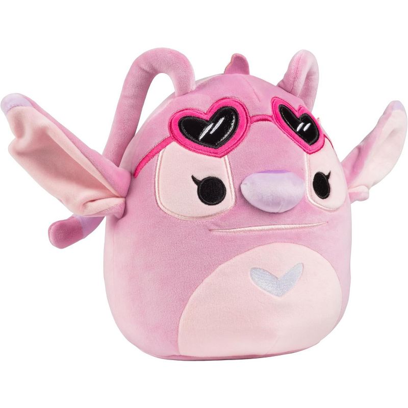 Squishmallows Disney 8" Angel 2024 Plush w Hearts - Officially Licensed Kellytoy - Collectible Soft & Squishy Pink Stitch Stuffed Animal Toy, 3 of 4