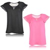 JEFFRICO Pajamas For Women 2 Pack Capri Set Sleepwear Soft Pajamas Short Sleeve Pajamas Sleepshirt With Capri Pants - 3 of 4