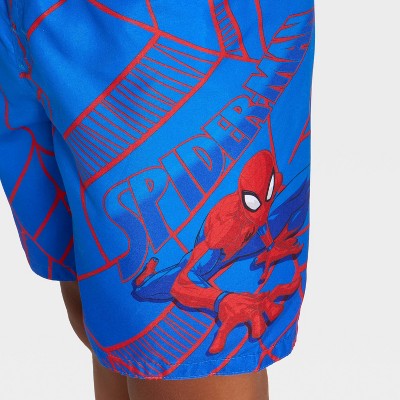 Spider-Man Boys' Spider-Man Swim Shorts - Blue S — фото 3