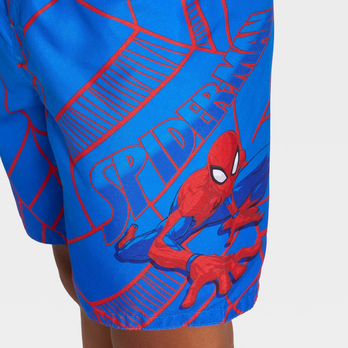 Детские шорты Spider-Man Boys' Swim Shorts - Blue S, цвет: Синий — фото 3