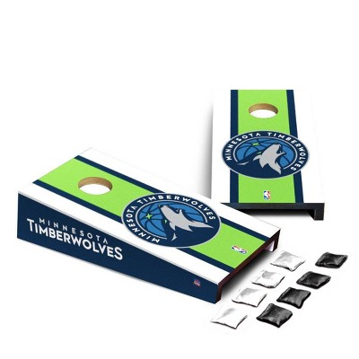NBA Minnesota Timberwolves Desktop Cornhole Board Set