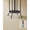 SONGMICS Coat Rack Freestanding, Coat Rack with Umbrella Holder, Metal Coat Rack Stand with 12 Hooks, Ink Black - 4 of 4