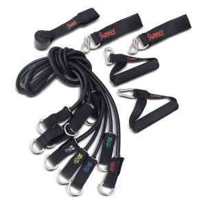 Sunny Health & Fitness Resistance Tube Set - 1 of 4