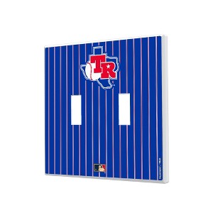 MLB Cooperstown West Teams Pinstripe Hidden-Screw Light Switch Plate for Double Toggle - 1 of 4