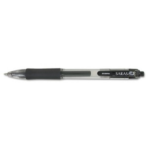 Zebra Sarasa Retractable Gel Pen Black Ink Medium Dozen 46810 - 1 of 2