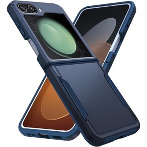 Entronix Case Compatible with Galaxy Z Flip 5 - Soft-Touch Dual-Layer Sleek Cover - 1 of 4
