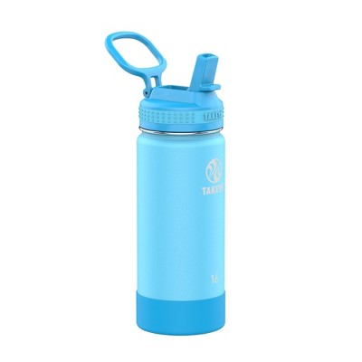 BJPKPK Stainless Steel Water Bottles 12oz Kids Insulated Water Bottle  Travel Sports Water Bottles Dishwasher Safe,Blue