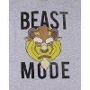 Seven Times Six Disney Beauty and the Beast Movie Men's BEAST MODE Graphic T-shirt Grey - image 2 of 4