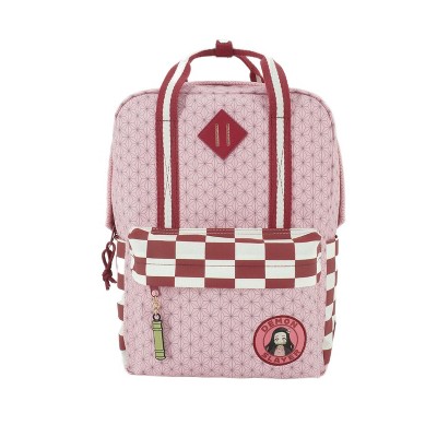 Demon Slayer Logo Cotton Canvas Women's Pink Mini Backpack