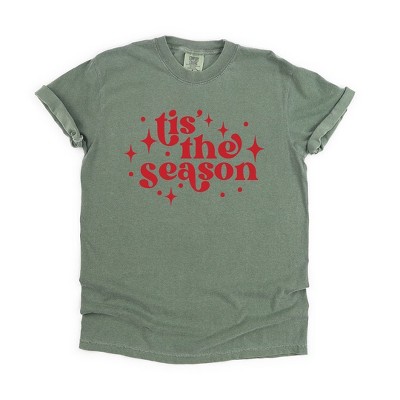 Simply Sage Market Whimsical Tis The Season Short Sleeve Garment Dyed Tee