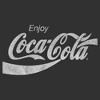 Mens Coca Cola Distressed Enjoy Lightweight Hoodie - 2 of 4