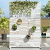 Lirago 72 in Outdoor Privacy Panel Galvanized Metal Fence - 3 of 4