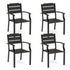 Arceso Outdoor Dining Chairs, 17 Inch Patio Dining Chairs, HDPS Material Outdoor Chairs, Patio Chairs  for Patio, Lawn, Garden, Indoor and Backyard - 2 of 4