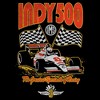 Juniors Womens Indy 500 Greatest Racing Flags T Shirt - 2 of 4