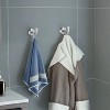 LunaLulinlk 2 Pack Towel Hooks, Matte Black SUS304 Stainless Steel Coat Robe Clothes Hook Modern Wall Hook Holder Silver - 4 of 4