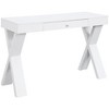 HomeStock Newport 1 Drawer Desk, White - 3 of 4
