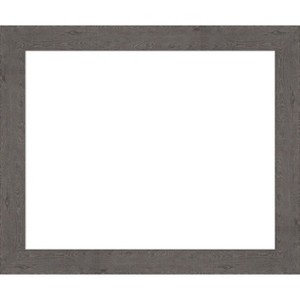 Amanti Art Rustic Plank Espresso Framed Dry Erase Magnetic Board - 1 of 4
