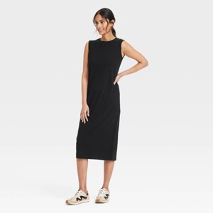 Women's Knit Midi Shift Dress - Universal Thread™ - 1 of 3