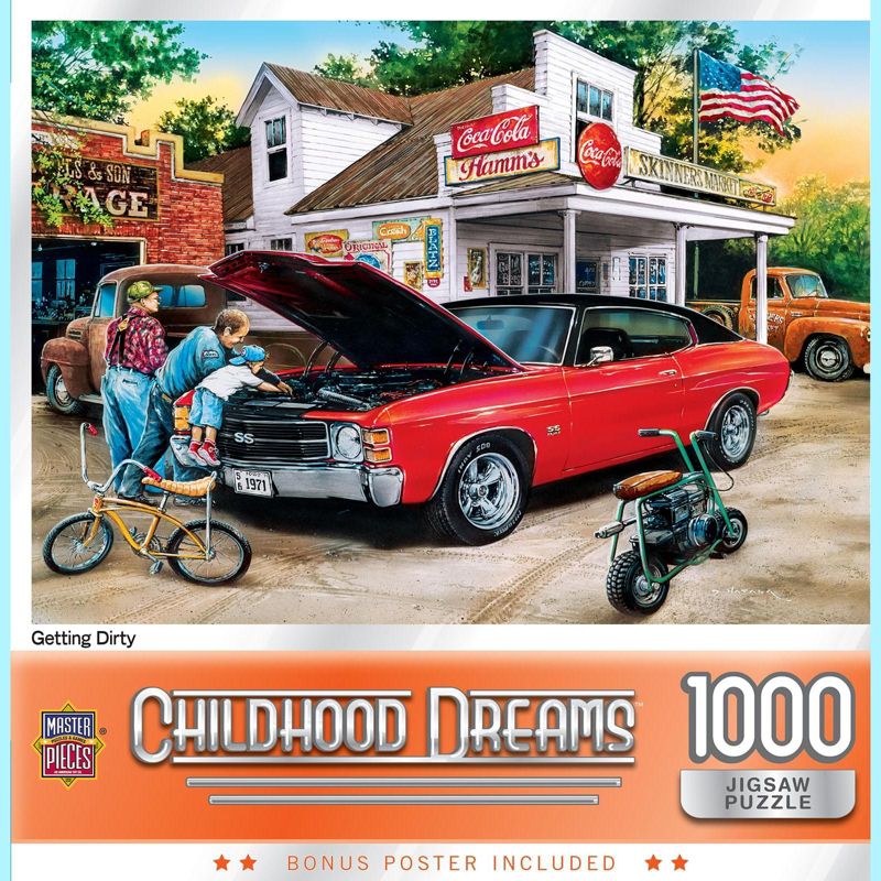 MasterPieces Inc Childhood Dreams Getting Dirty 1000 Piece Jigsaw Puzzle, 1 of 7
