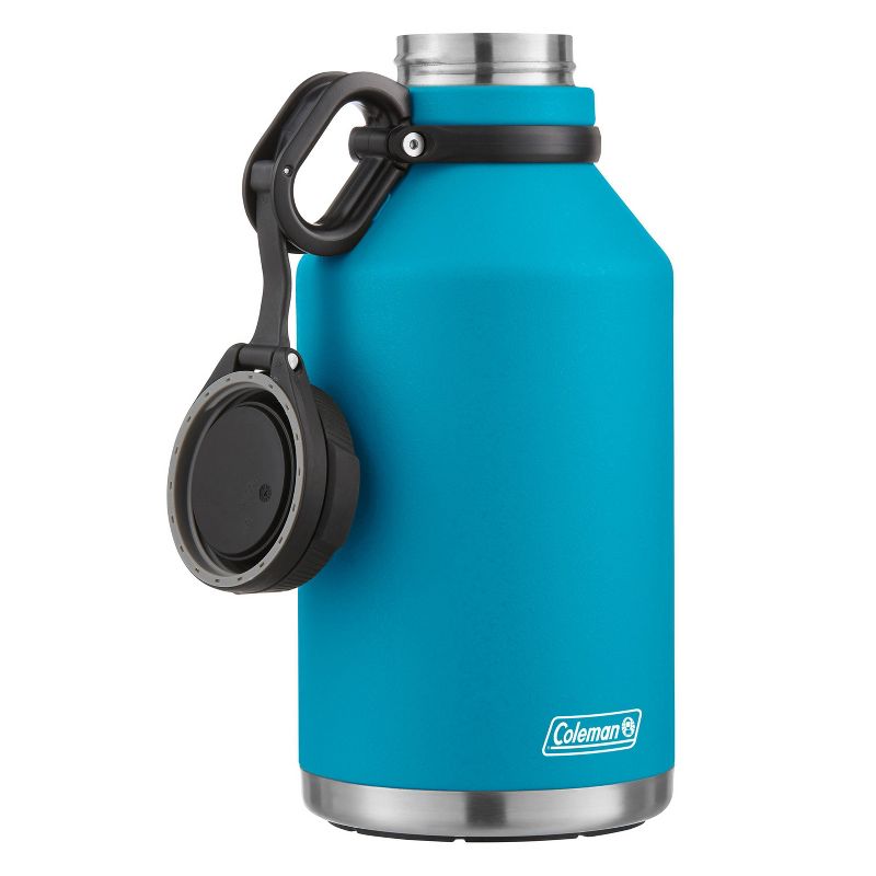 Coleman 64oz Stainless Steel Growler Vacuum Insulated Water Bottle - Caribbean Sea, 3 of 5