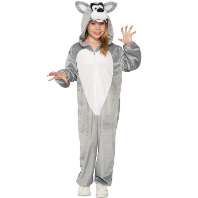 Forum Novelties Wolf Jumpsuit Child Costume, Medium : Target